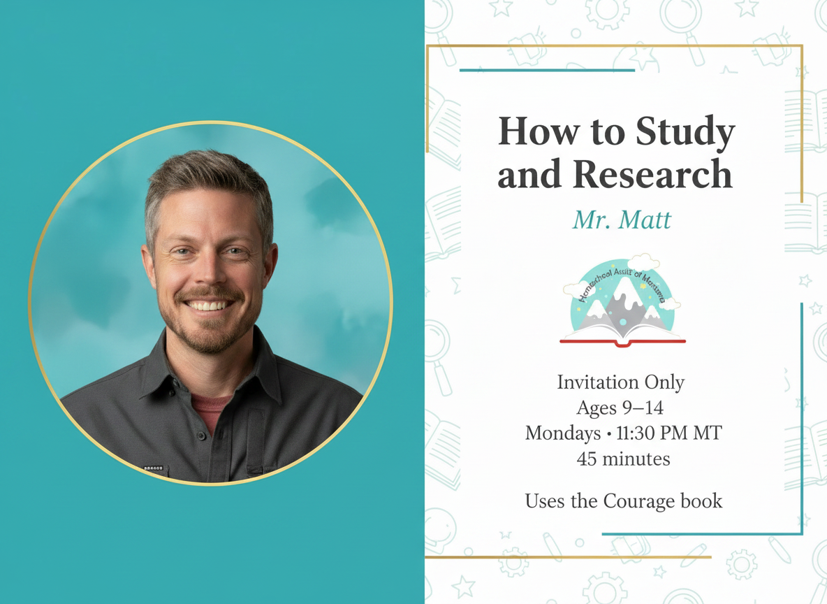 How to Study and Research class with Mr. Matt